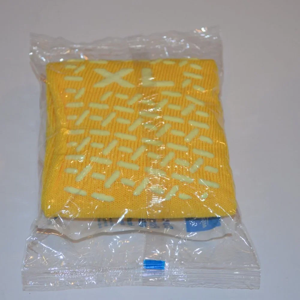 MEDLINE Double Tread Slippers Knit 1 Pair Slippery Resistant Socks Yellow XL